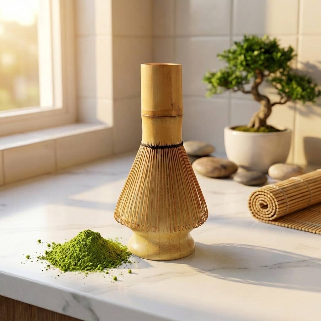 Bamboo Switch Matcha Tea Whisk - Thumbnail 4